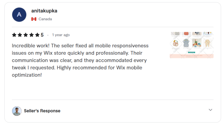 Shan the seo guy Wix ecommerce store website design